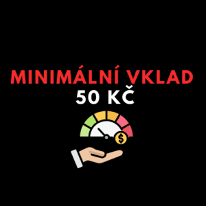 minimální vklad 50 Kč