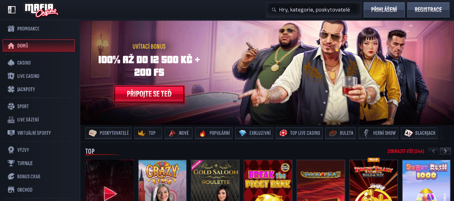 Mafia casino screenshot-cz