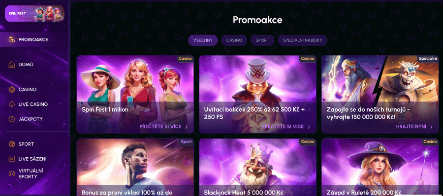 novajackpot casino bonusy