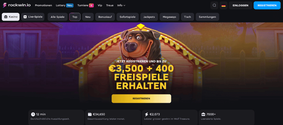 rockwin casino screen shot