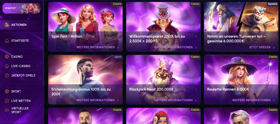 nova jackpot casino boni