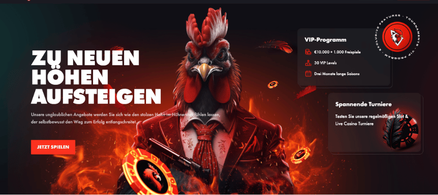 rooster bet vip