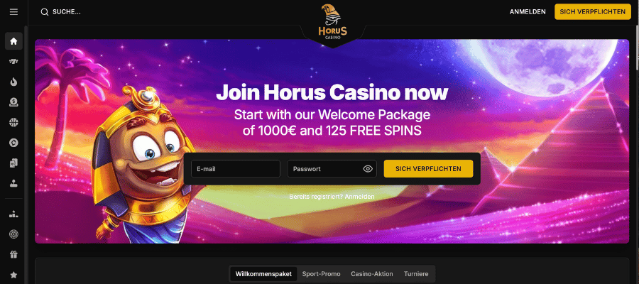 horus casino boni