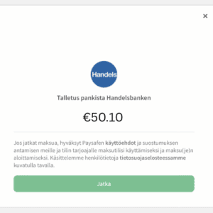 rapid transfer talletus handelsbanken