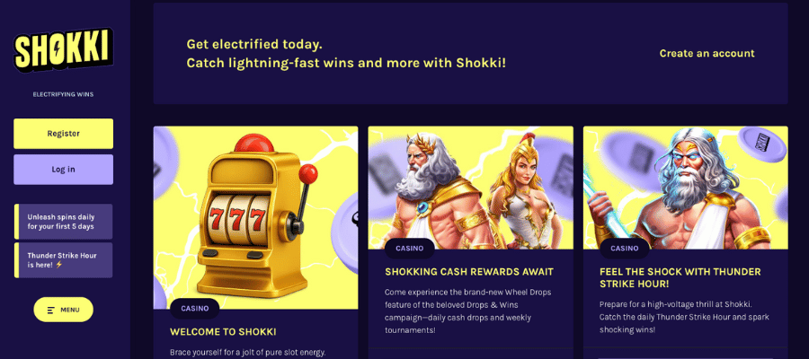 shokki casino bonus