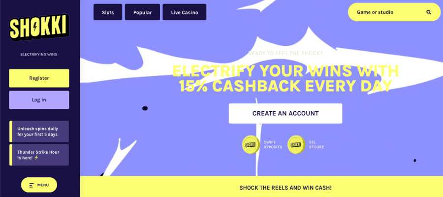 shokki casino screenshot