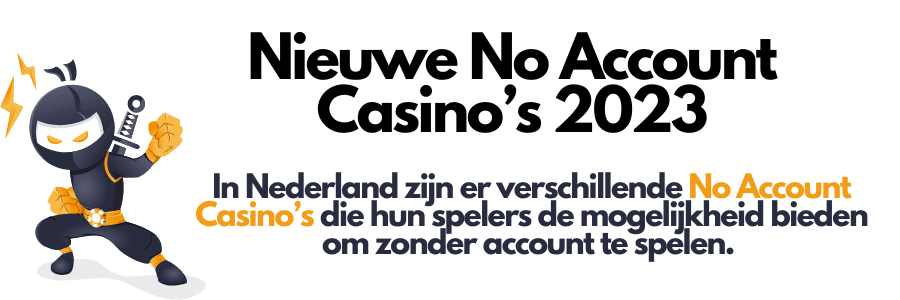 nieuwe casinos zonder registratie