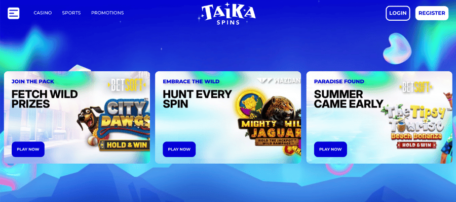 taikaspins casino info