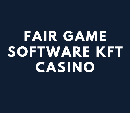 fair game software kft casino