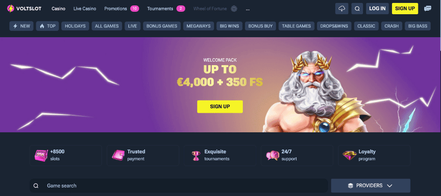 voltslot screenshot
