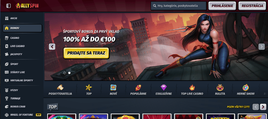 allyspin casino obrazek