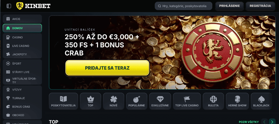 kinbet sk screenshot