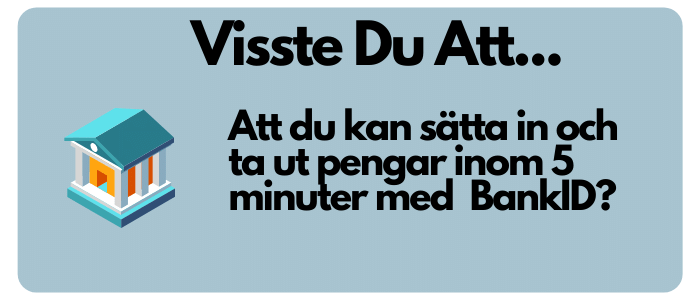 snabba uttag på casino med bankid