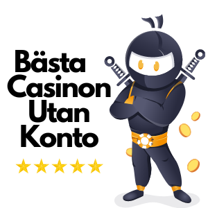 Bästa casinon utan konto