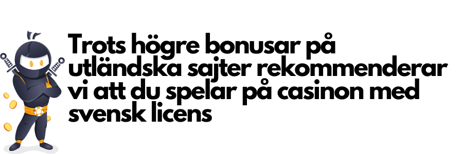 rekommendation välj svenska pay n play casinon