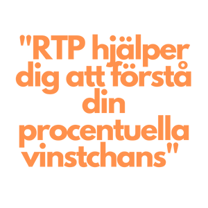 RTP hjälper förstå procentuell vinstchans