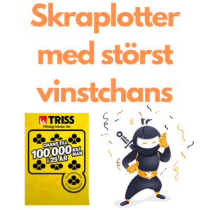 skraplott med högst vinstchans