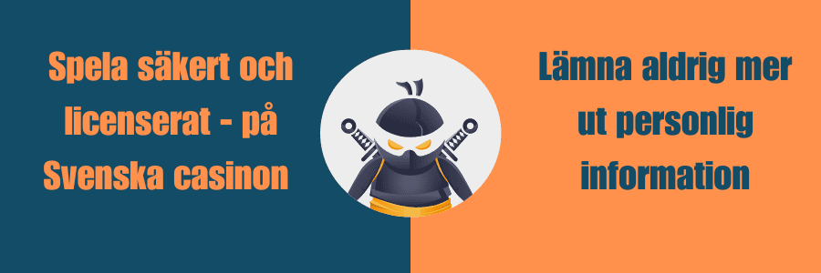 spela sÀkert utan konto, lÀmna inga personuppgifter