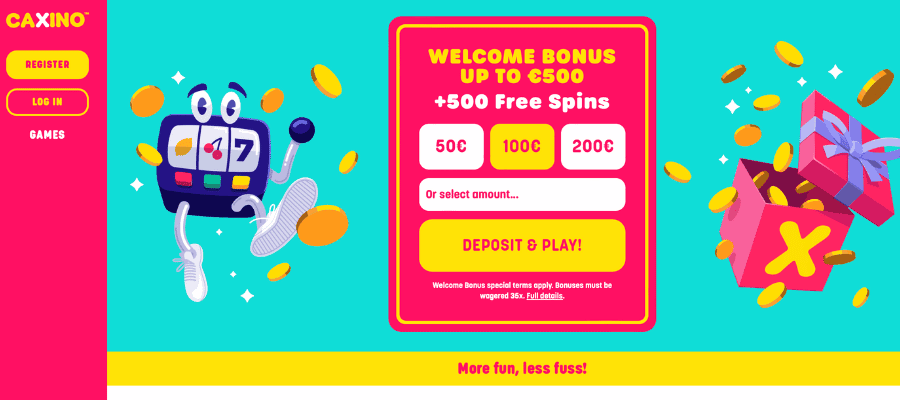 Caxino casino utseende