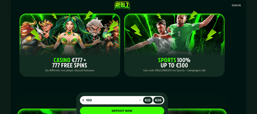 Reblz casino bonusar