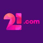 21.com casino logo