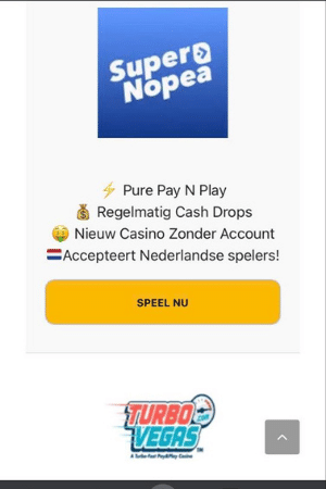pay n play casino stap 1