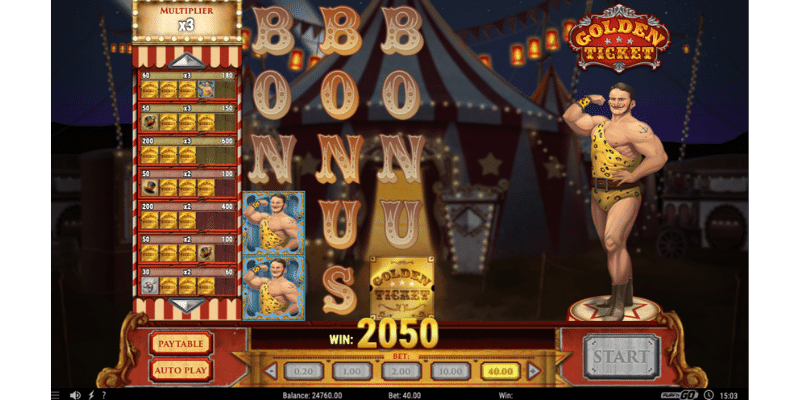 playing golden ticket slot