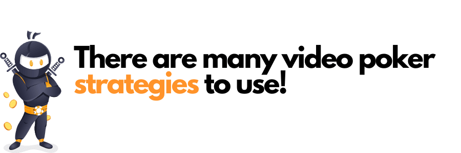 video poker strategies