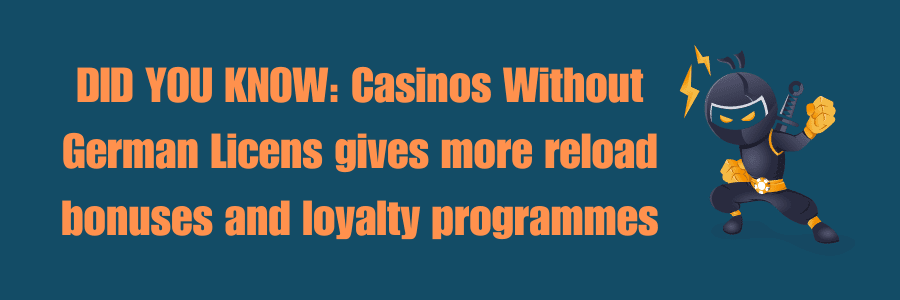 casinos without german licens