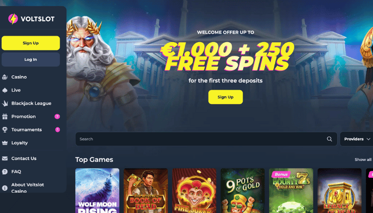 voltslot casino screen shot