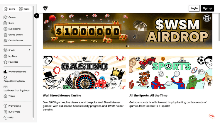 Wall Street Memes Casino