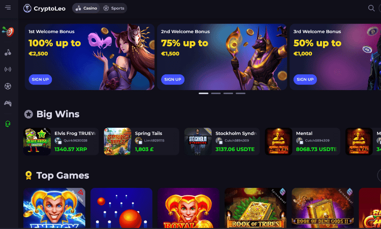 cryptoleo casino no deposit