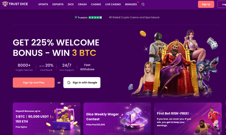 trustdice casino no deposit