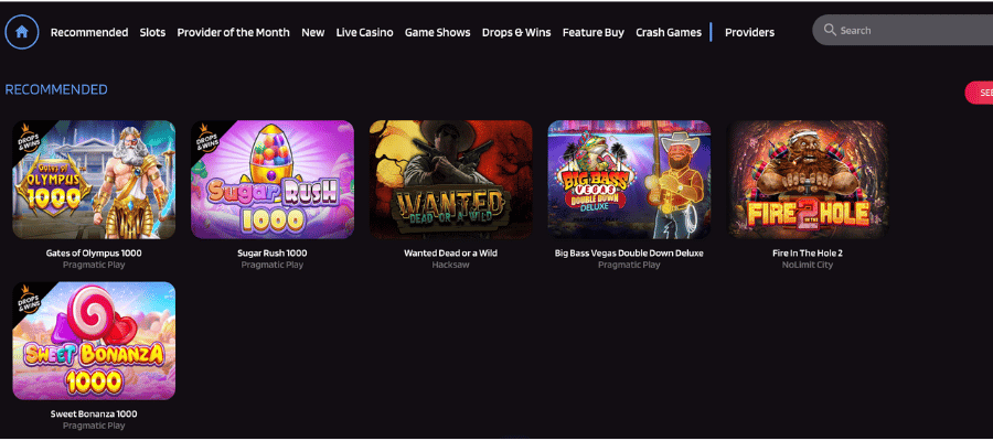 trivelabet casino games