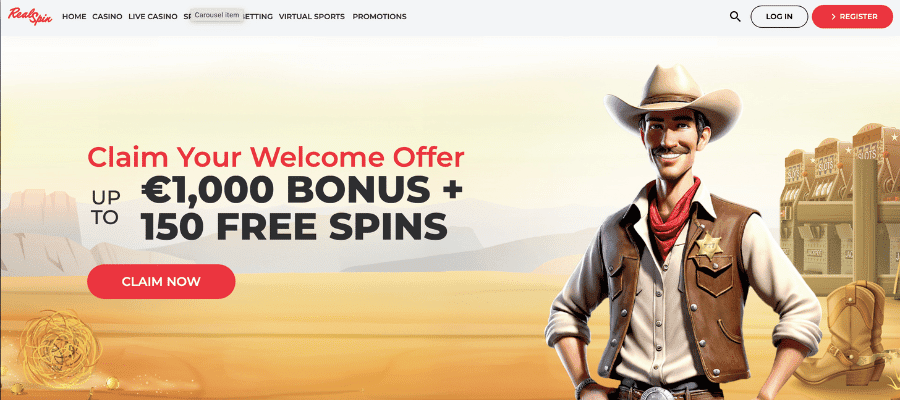 realspin casino screen shot