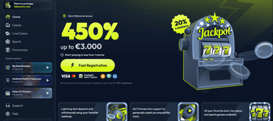 winzter casino screen shot