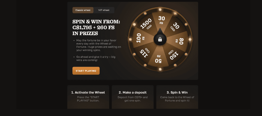 crowngold wheel of fortune