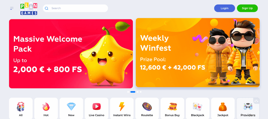 plangames-casino-screenshot