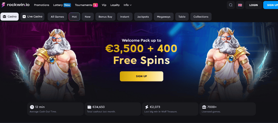 rockwin casino screen shot